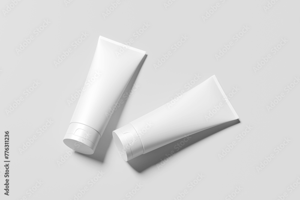 Top Cosmetic Tube Mockup Top Cosmetic Tube Mockup