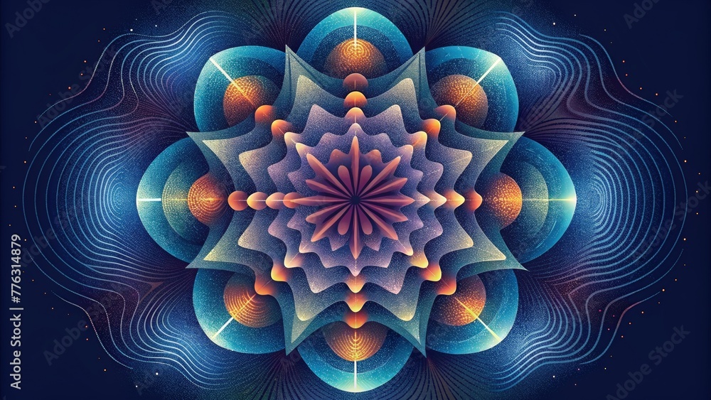 An auditory kaleidoscope with each rotation revealing a new pattern of waveform echoes. An auditory kaleidoscope with each rotation revealing a new pattern of waveform echoes.