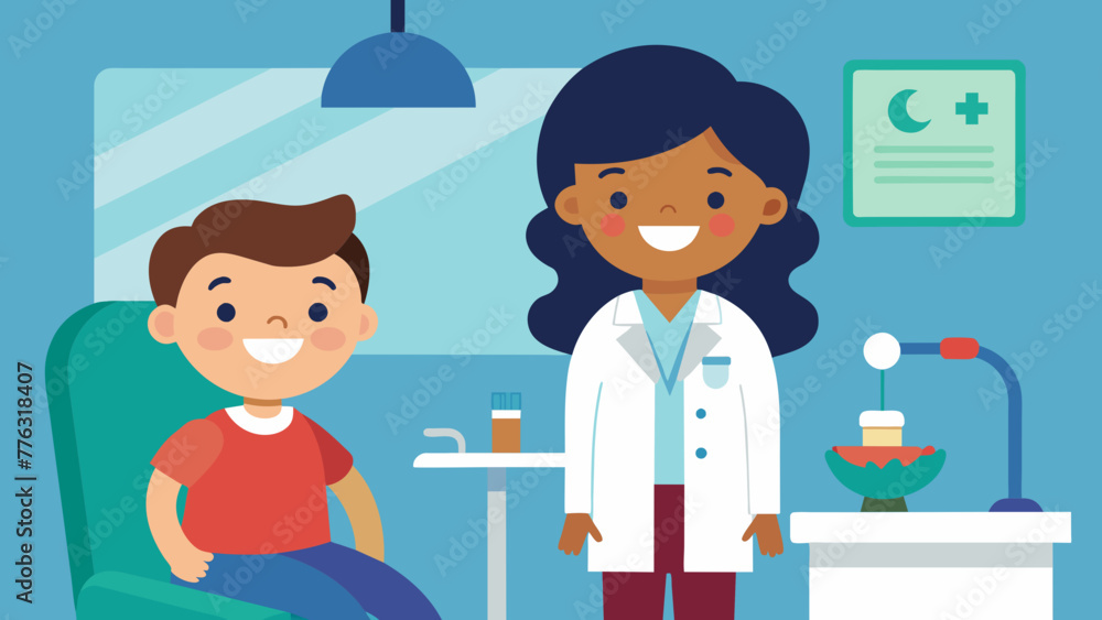 dental doctor office patient vector illustration dental doctor office patient vector illustration