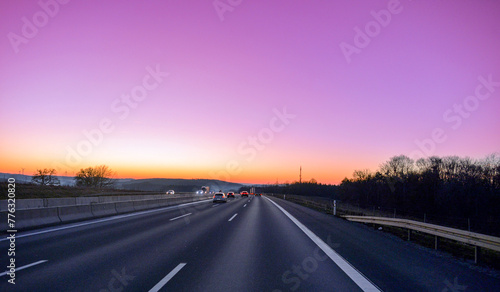 A3 zwischen Würzburg/Kist und Wertheim Richtung Frankfurt