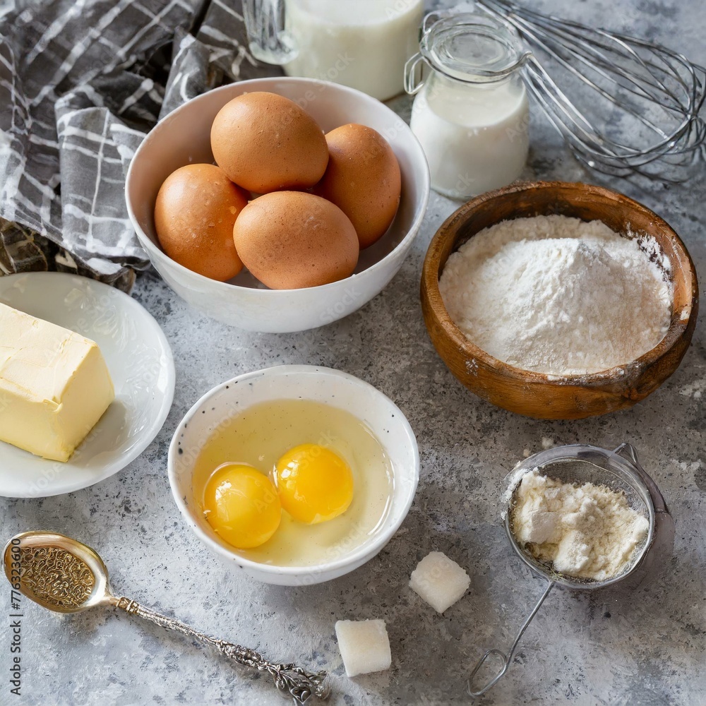ingredients for baking ingredients for baking
