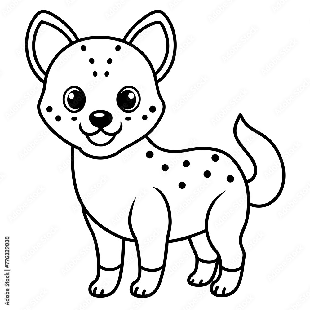 Obraz premium cartoon dog