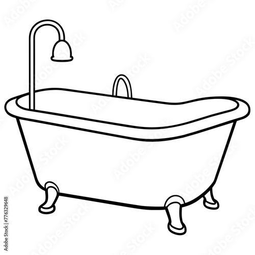 illustration of a bath tub