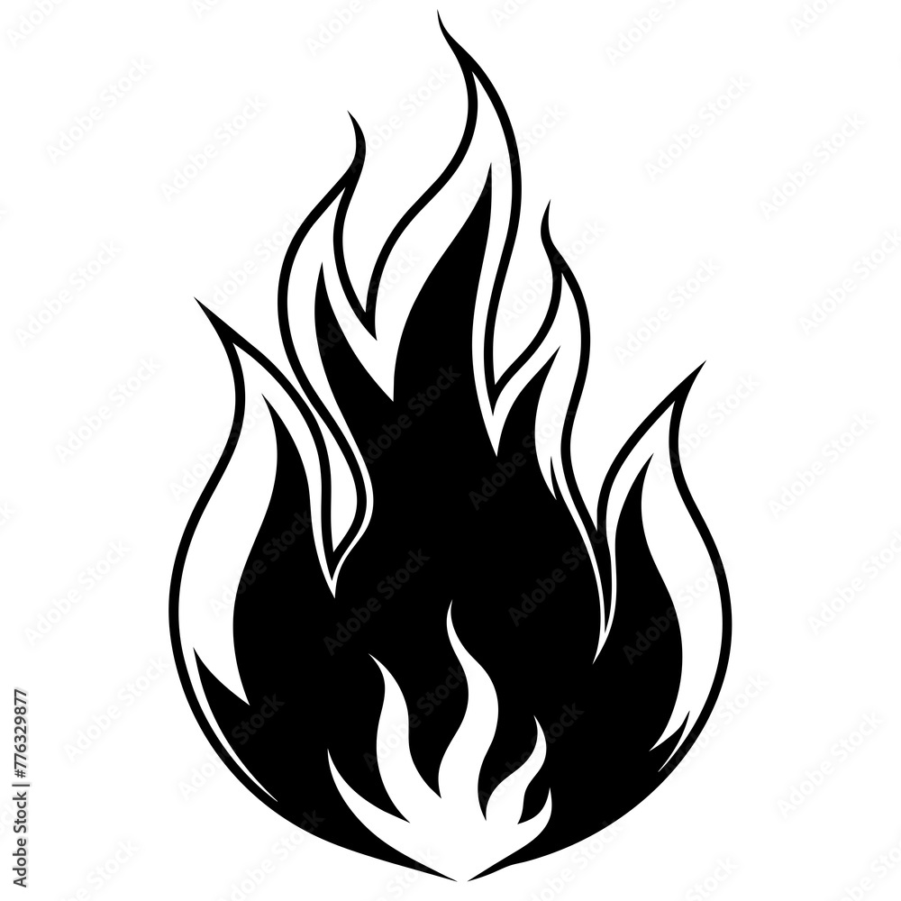 fire flames set fire flames set