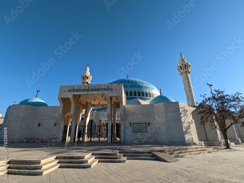 King Abdullah Mosque (Blue Mosque) in Amman, Jordan,Middle East,Arabia