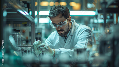 Scientist working in a laboratory.