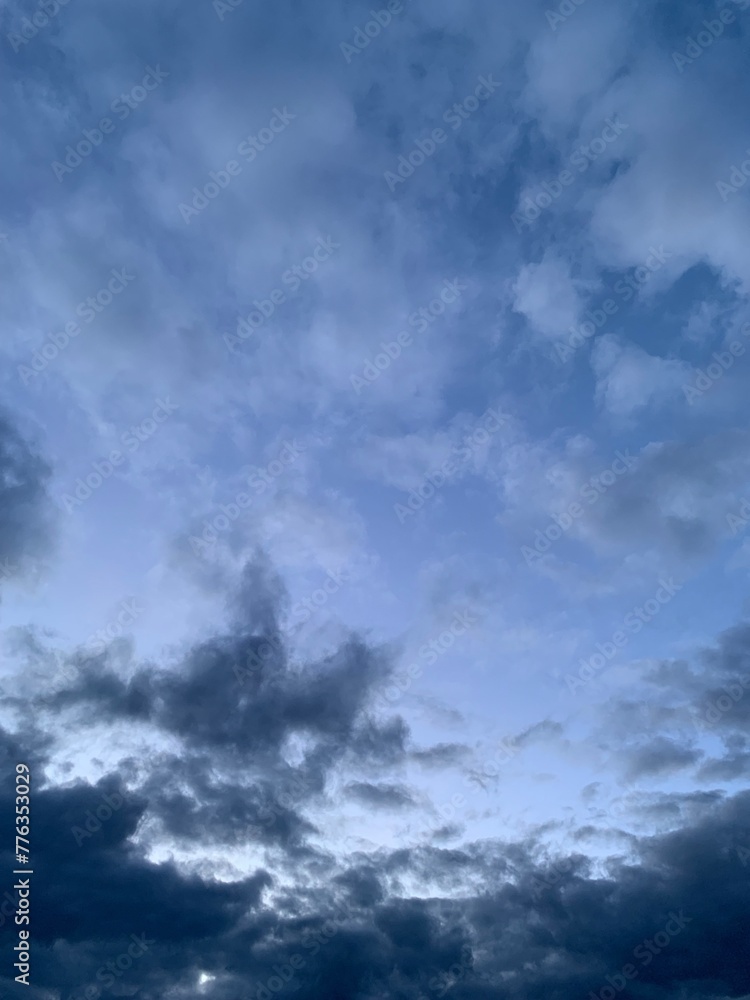 Obraz premium storm clouds timelapse