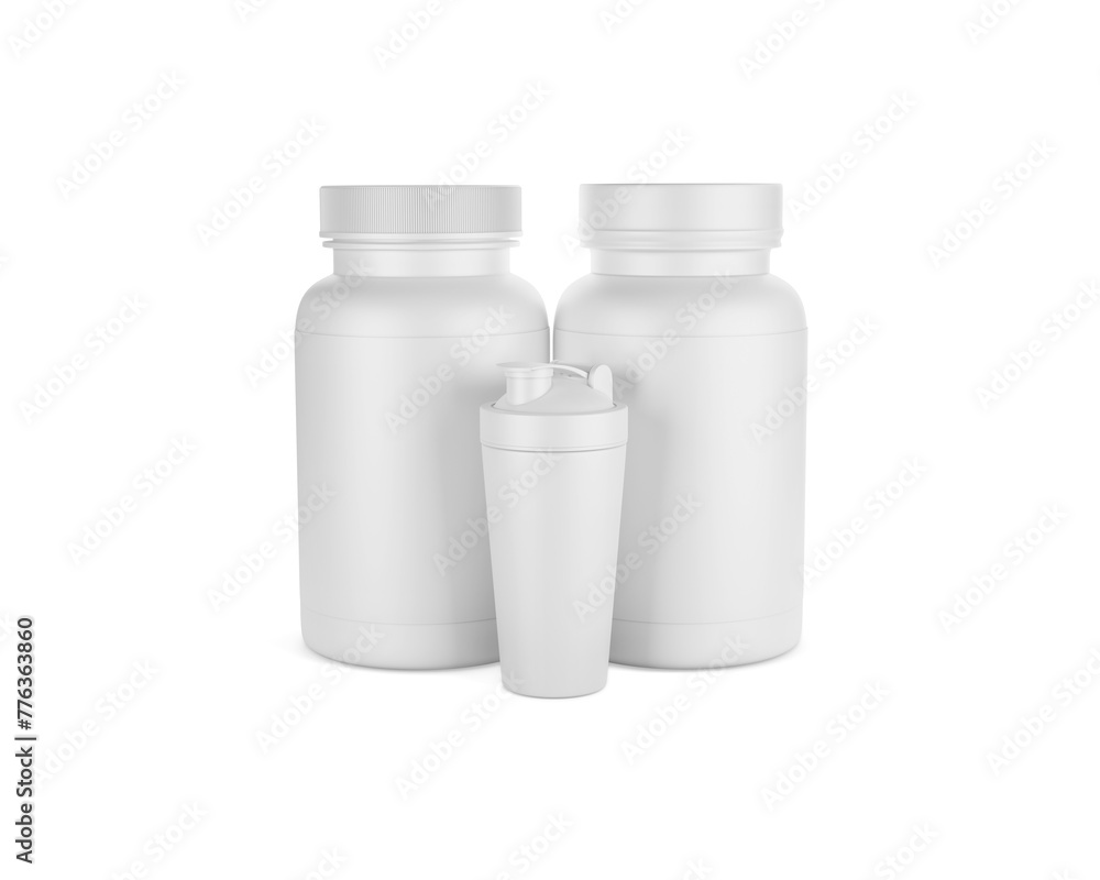 Shaker and protein bottle Shaker and protein bottle