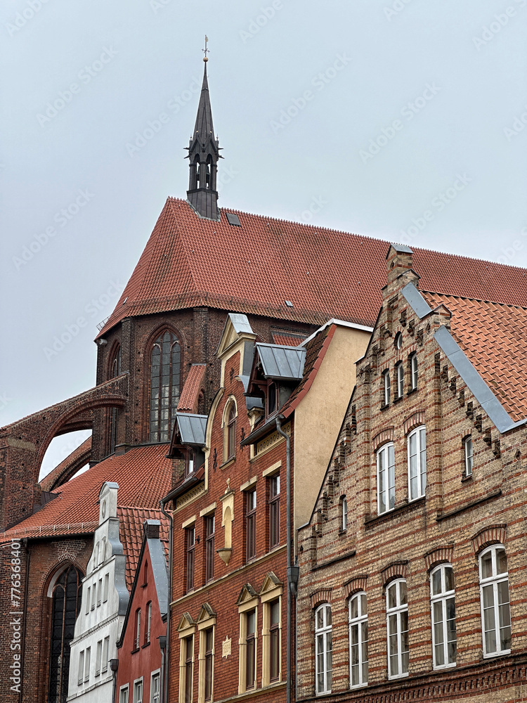Townscape of Wismar, Germany Townscape of Wismar, Germany