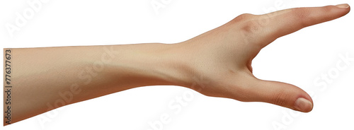 Person Holding Piece of Paper. Transparent Background PNG