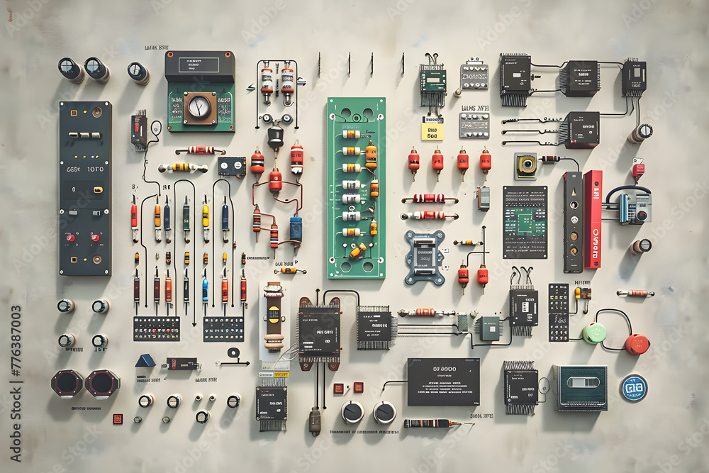 Example Circuit Schematic for LM2576 Adjustable Output Voltage