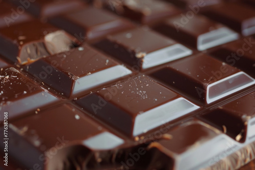 Close-up of Dark Chocolate Bar © Derrick