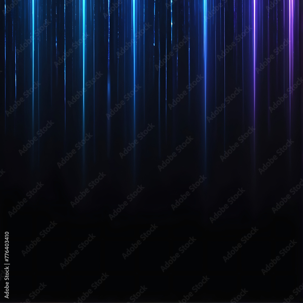 Fototapeta premium Blue blue spectrum lights tech black party club neon lights abstract wave technology background, black background. Best for wide banner, poster, website, editing video, background presentation. ai