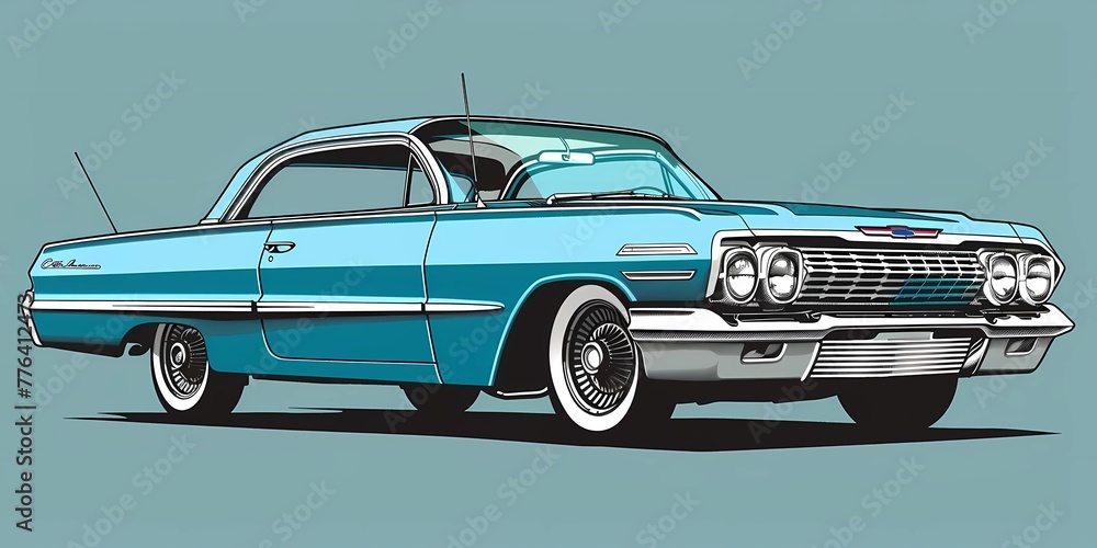 muscle car illustration, motors, roadtrips, ai image of cars muscle car illustration, motors, roadtrips, ai image of cars