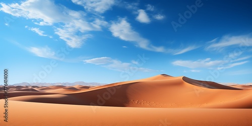 Sand dunes in the Sahara desert  Merzouga  Morocco