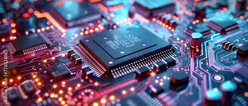 Computer chip shortage leads to increased prices in US industry portrayed in D. Concept Technology, Industry, Supply Chain, Economics, Manufacturing