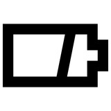 battery icon, simple vector design