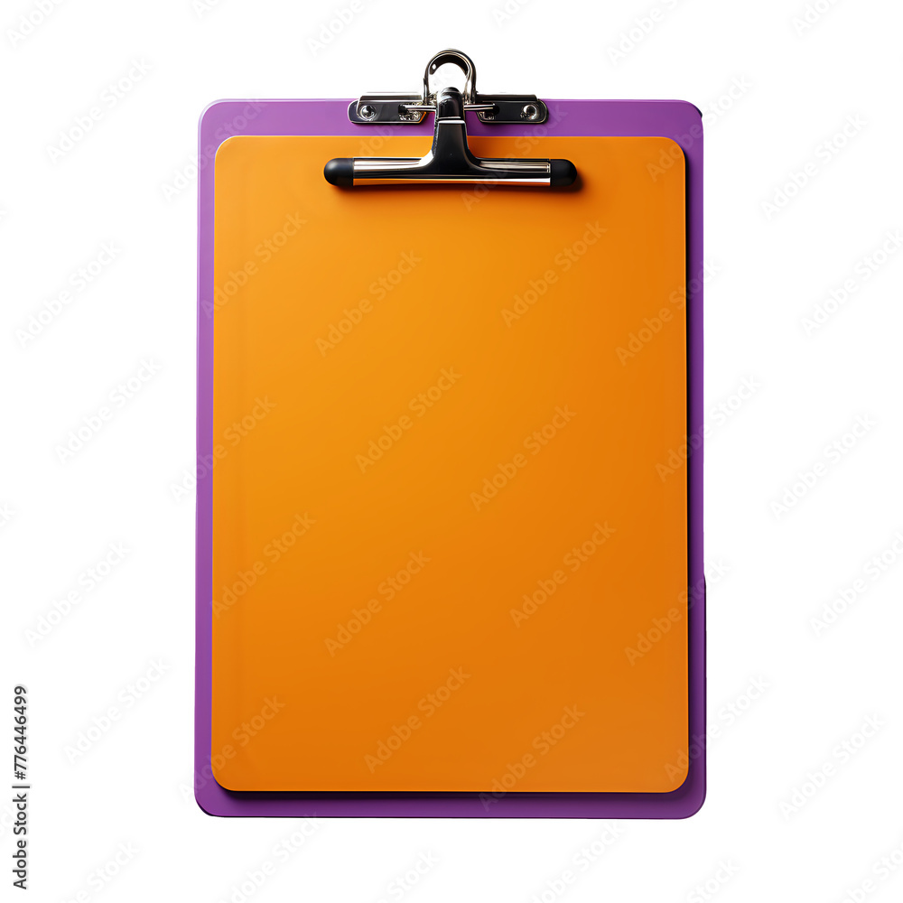 Orange Clipboard with Purple Edging on Black Background.
This high-quality image features an isolated orange clipboard with a purple border, ideal for office, organization, and educational materials Orange Clipboard with Purple Edging on Black Background.
This high-quality image features an isolated orange clipboard with a purple border, ideal for office, organization, and educational materials