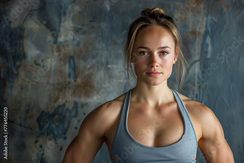 Photo of a Beautiful Female Fitness Instructor  Generative AI