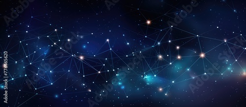 Abstract Cosmic Network Connections in Space