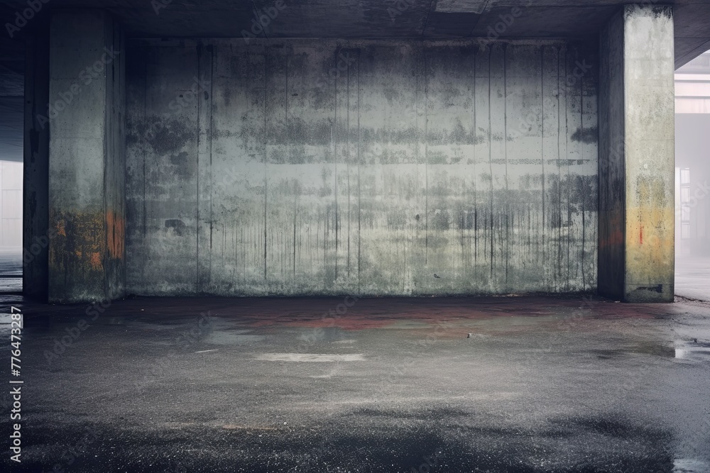 Enigmatic Abstract Grunge Aesthetics on Concrete Enigmatic Abstract Grunge Aesthetics on Concrete