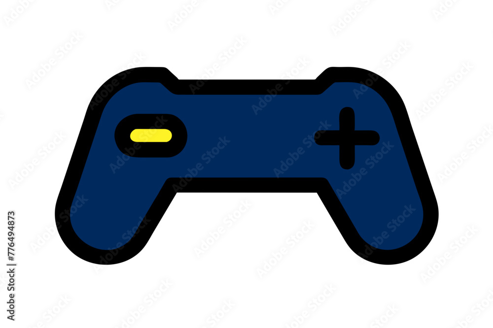 game controller silhouette vector illustration game controller silhouette vector illustration