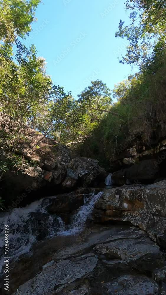 Cachoeira no distrito de Conselheiro Mata, na cidade de Diamantina, Estado de Minas Gerais, Brasil Cachoeira no distrito de Conselheiro Mata, na cidade de Diamantina, Estado de Minas Gerais, Brasil