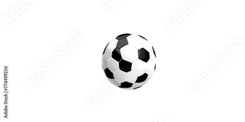 Black and white soccer ball Transparent Background Images 