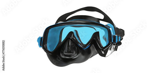 Blue neoprene dive mask Transparent Background Images