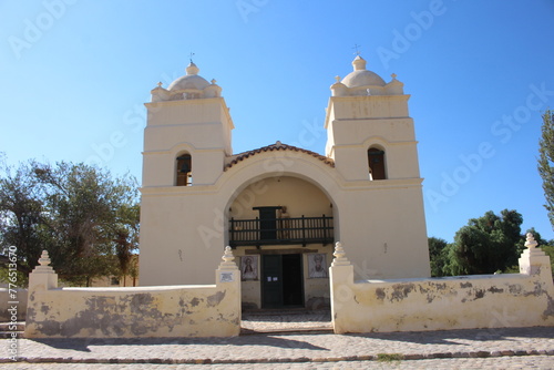 old chapel in the tiny town in northern argentina