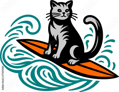 Surfer Cat