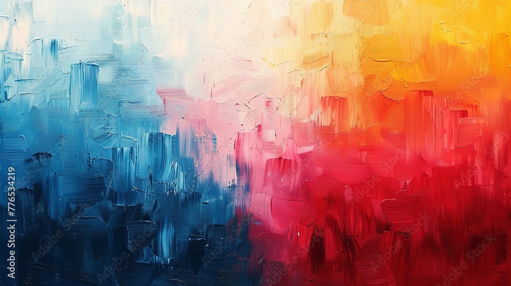 Obraz premium Hand drawn abstract artistic aesthetic oil painting style background