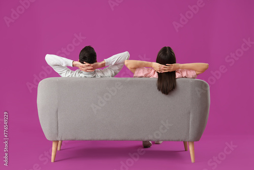 Beautiful young couple rest...