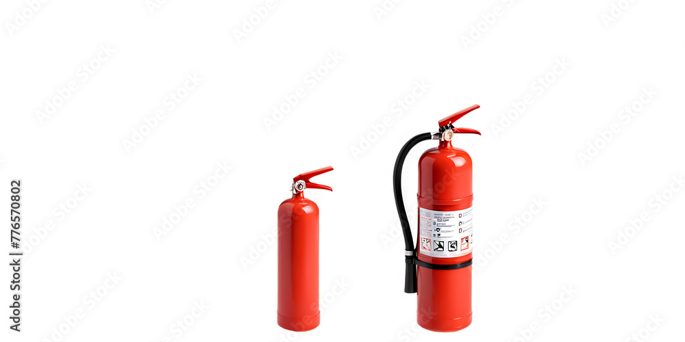 Red fire extinguisher Transparent Background Images