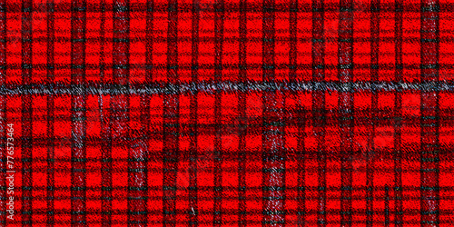 Red tartan plaid blanket Transparent Background Images 