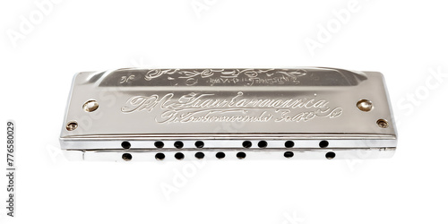 Silver harmonica Transparent Background Images 