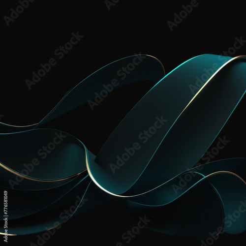 abstract background with wave © USAMA