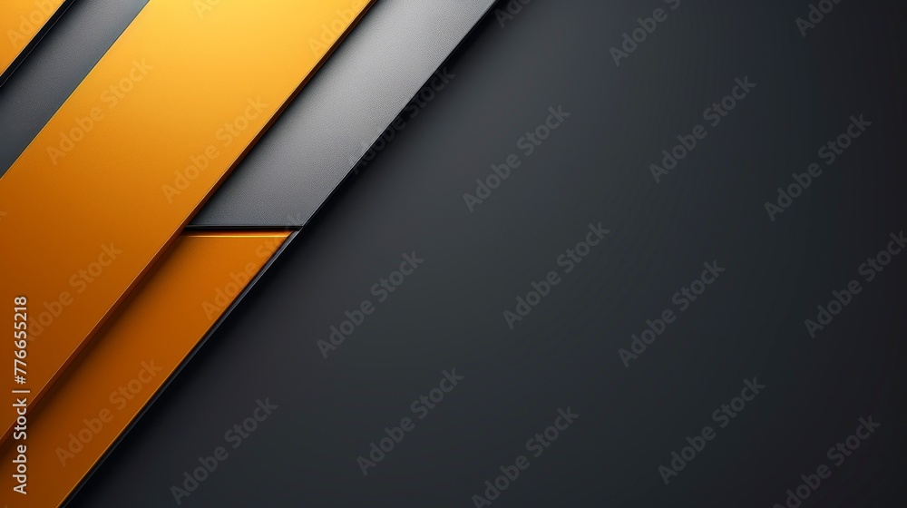 Modern yellow overlapping dimension line bar design, technological background Modern yellow overlapping dimension line bar design, technological background