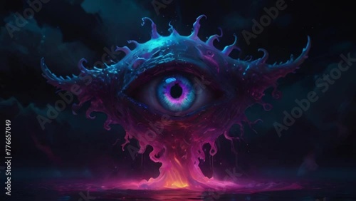 alien monster ocean one eye photo