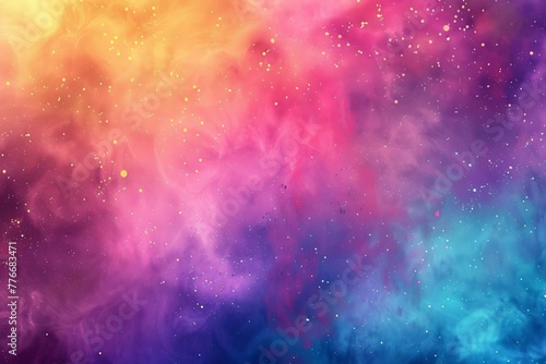 Explosion of vibrant holi powder paint colors  abstract festival background illustration