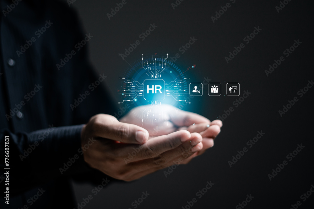 HR, Human resources management system concept. Recruitment, Employment, Headhunting and team building. HR, Human resources management system concept. Recruitment, Employment, Headhunting and team building.
