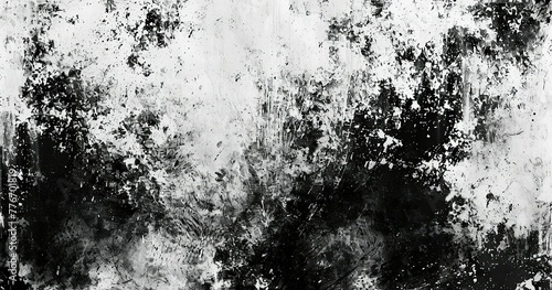 white grunge texture, black background