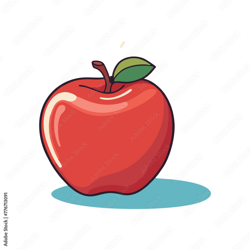 apple fruit simple element illustration apple fruit simple element illustration