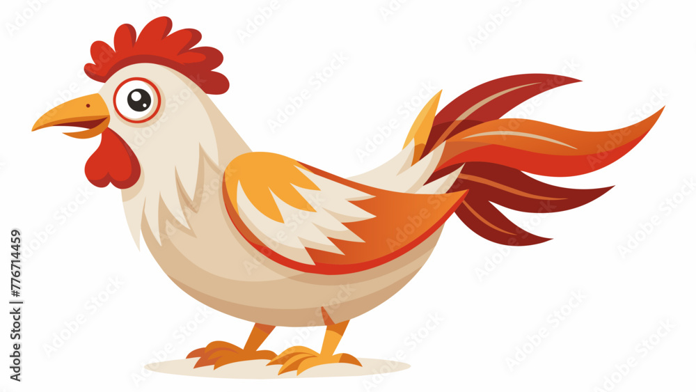 Fototapeta premium hen and svg file