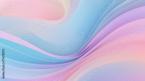 Soft pastel hues in abstract backdrop