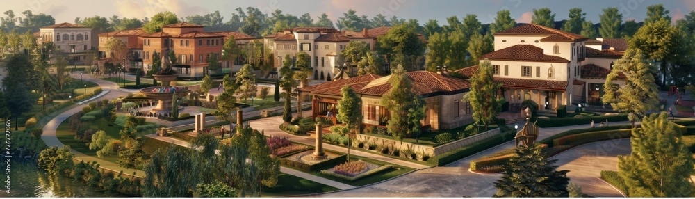 Blueprint for a Renaissance-themed community Blueprint for a Renaissance-themed community