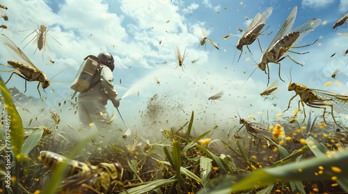 A Comprehensive Visual Guide to Innovative and Traditional Locust Control Methods