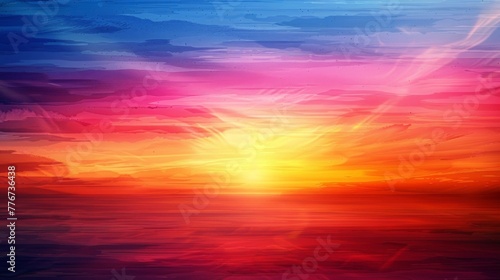 Bold bright and full of life this gradient sunset background is bursting with vibrant hues.