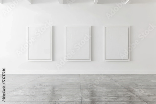 White frame background
