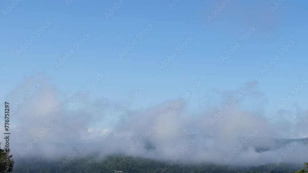 Time-Lapse of Clouds Over Mountains Time-Lapse of Clouds Over Mountains